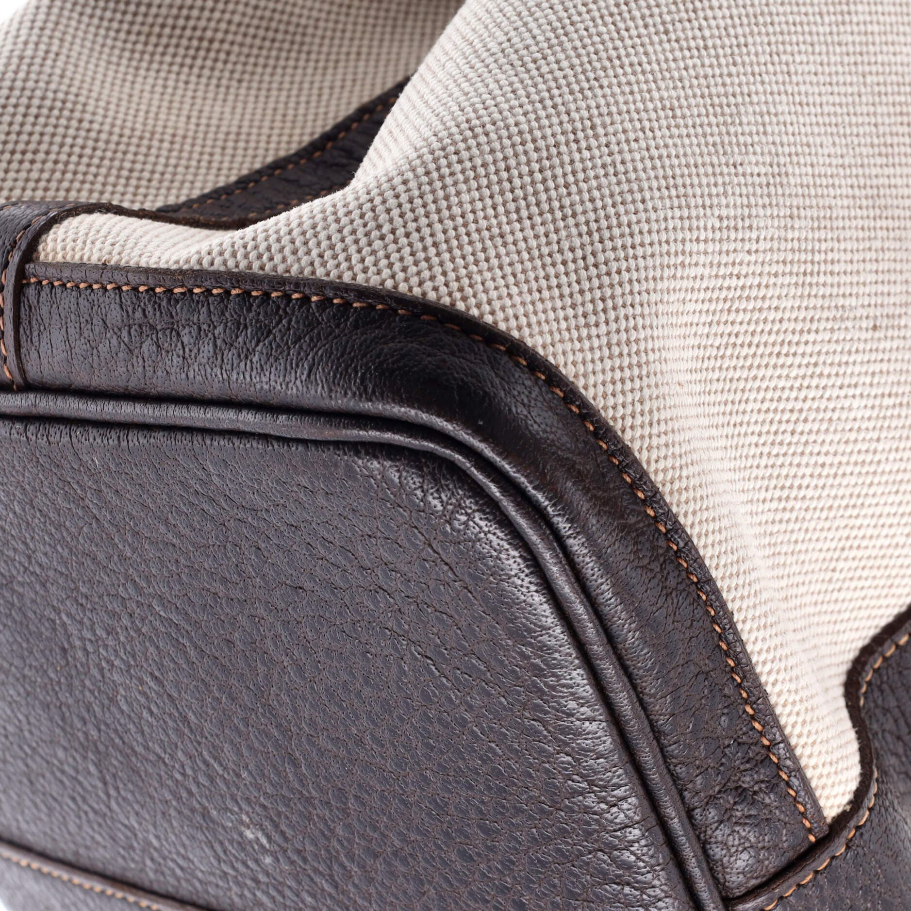 Pre-Owned Hermes Garden Party Tote Toile and Leather 36, Alternate, color, Cocaon