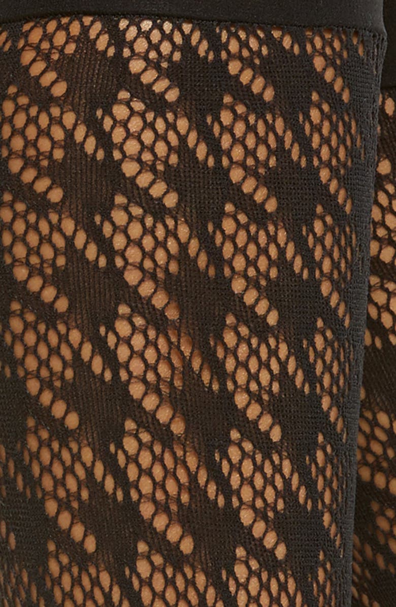 Wolford Dylan Net Knee High Stockings, Alternate, color,