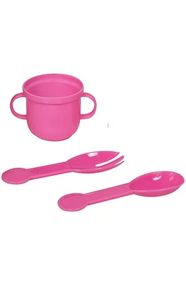 Lissi Dolls Talking Baby With Feeding Accessories, 13 Inches, Pink, Alternate, color, Pink