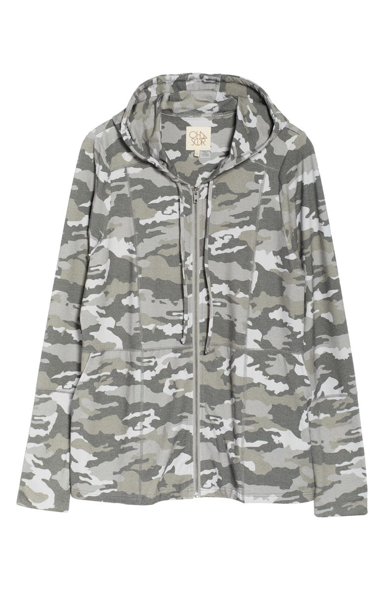 Chaser Camo Zip-Up Hoodie, Alternate, color,