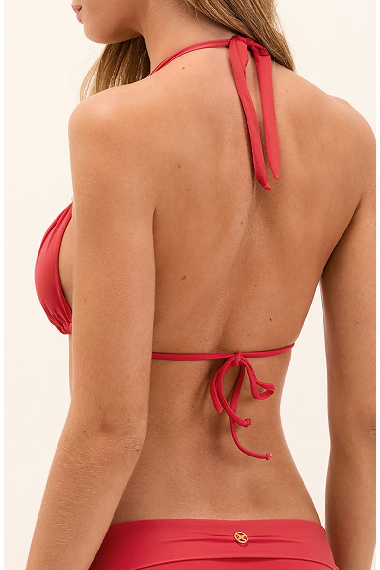 Bia Bikini Top, Alternate, color, RED