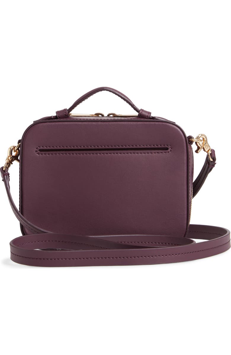 ZAC Zac Posen Earthette Small Box Leather Crossbody Bag, Alternate, color,