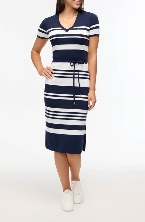 Striped Sweater Dress