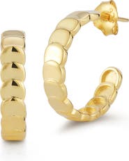GLAZE JEWELRY Scallop Hoop Earrings