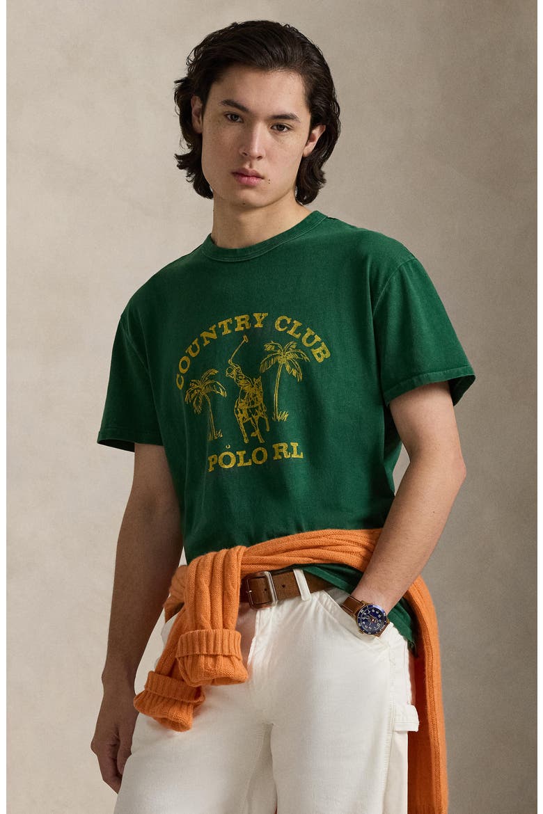 Polo Ralph Lauren Classic Fit Country Club Cotton Graphic T-Shirt