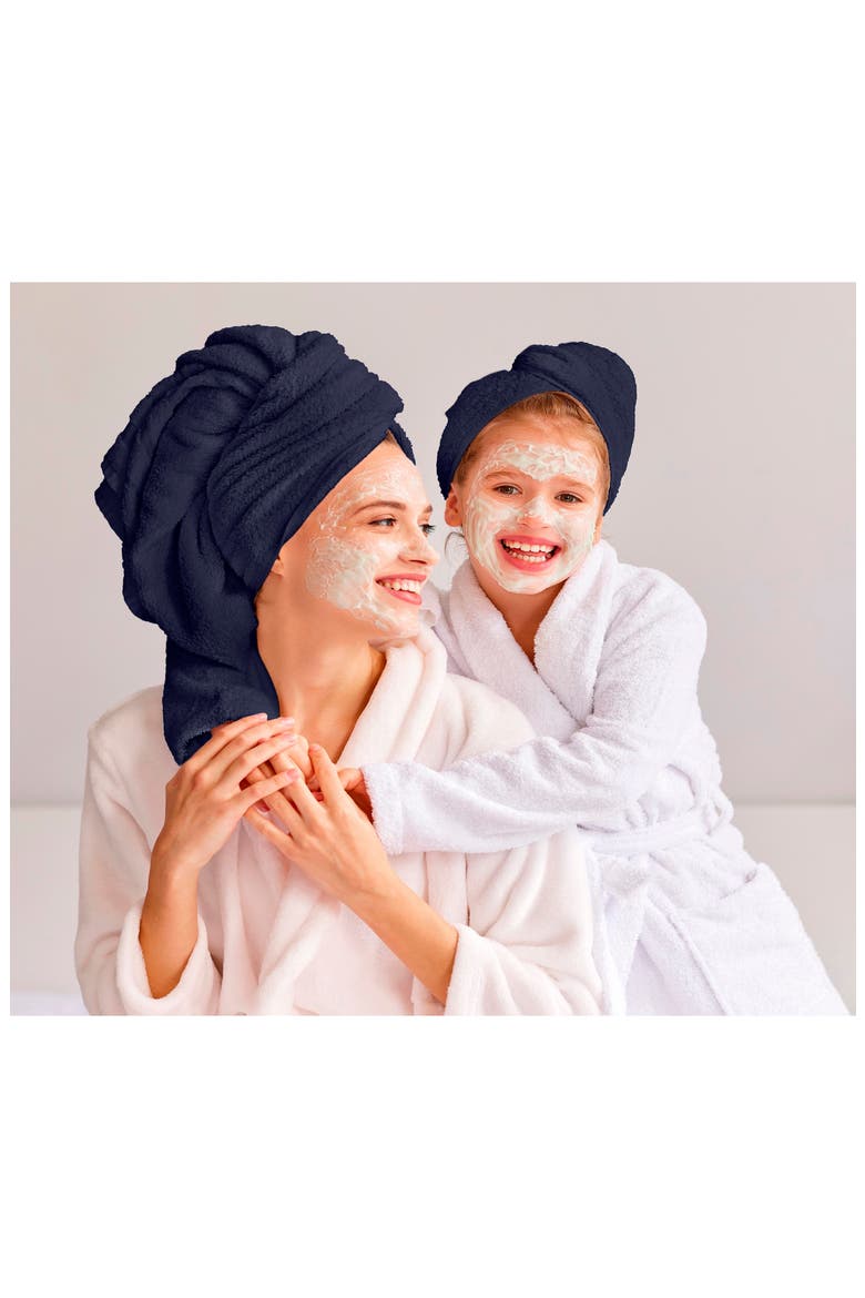 Ringspun 6-Piece Bath Towel Set, Alternate, color, MIDNIGHT