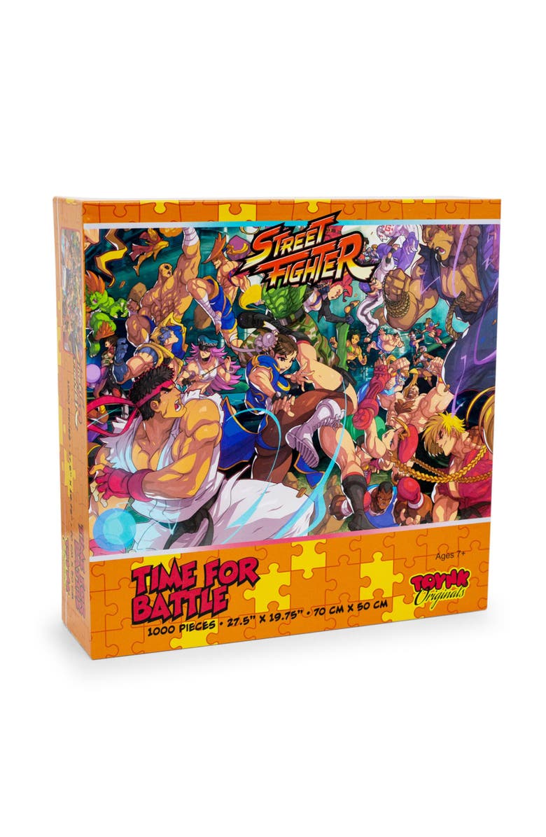 Street Fighter Time for Battle 1000 Piece Jigsaw Puzzle, Main, color, Multi-Color