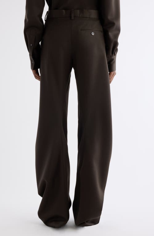 Acne Studios Casual Pants With Belt Loops In Brown