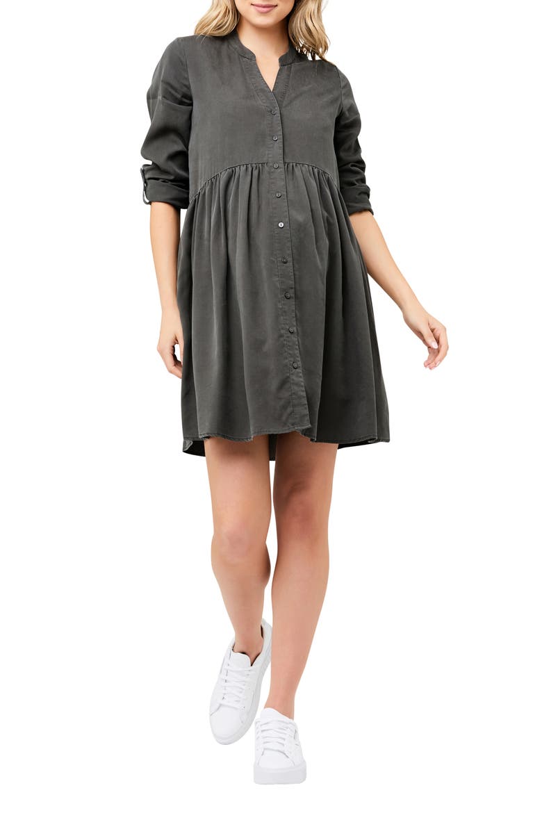 Demi Tencel Dress, Main, color, OLIVE