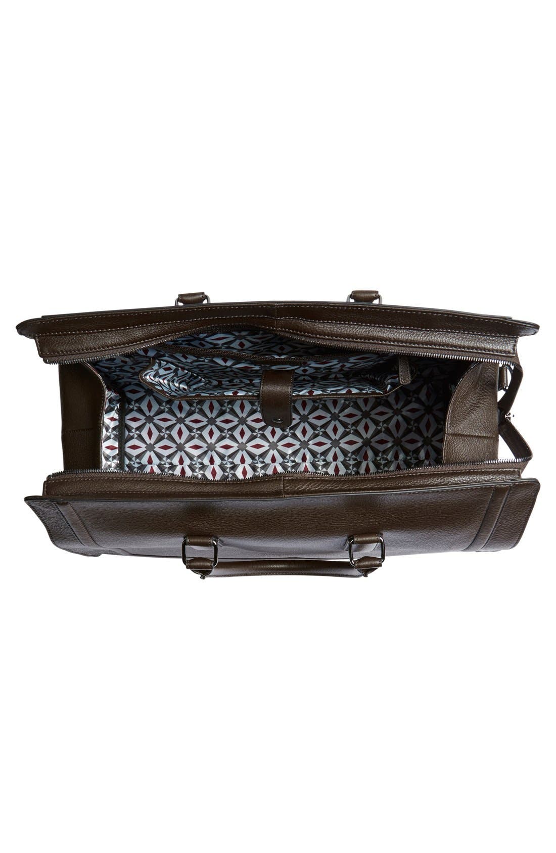 Ted Baker London 'Shalala' Leather Duffel Bag, Alternate, color, 