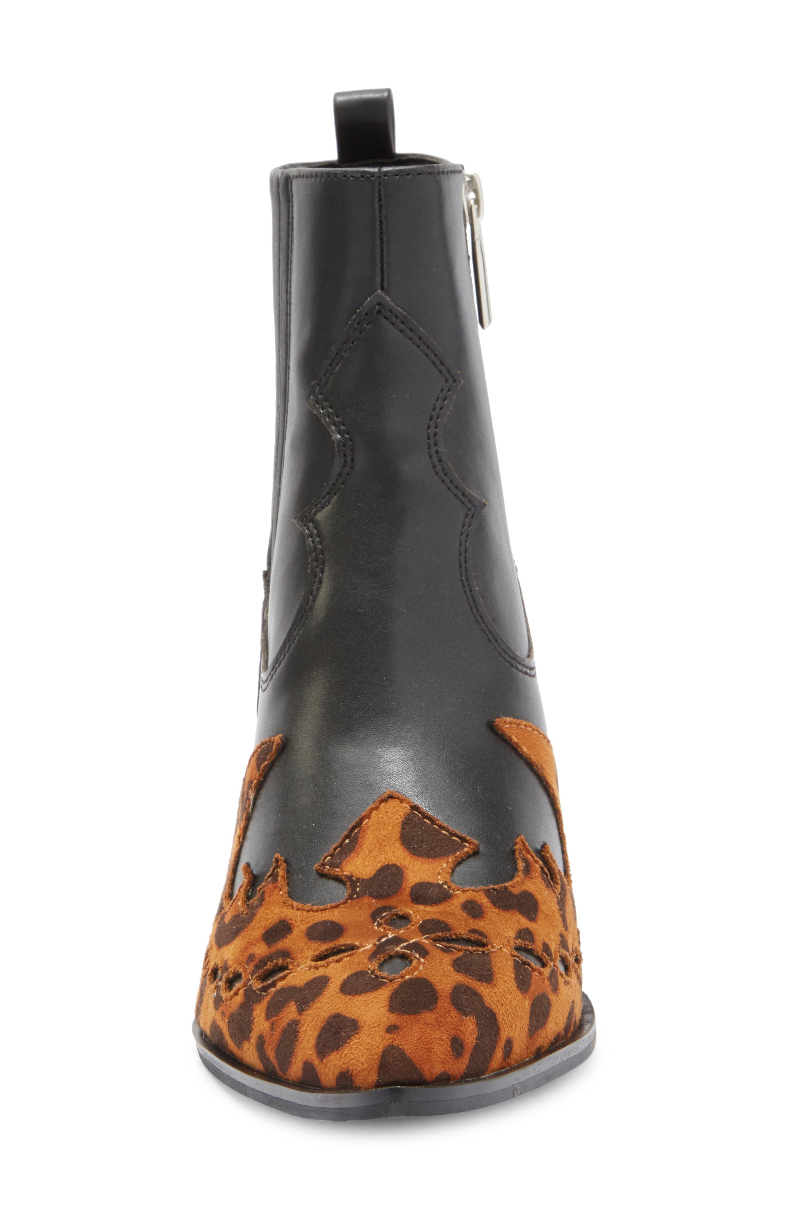 CAPE ROBBIN Janesa Western Boot, Alternate, color, 