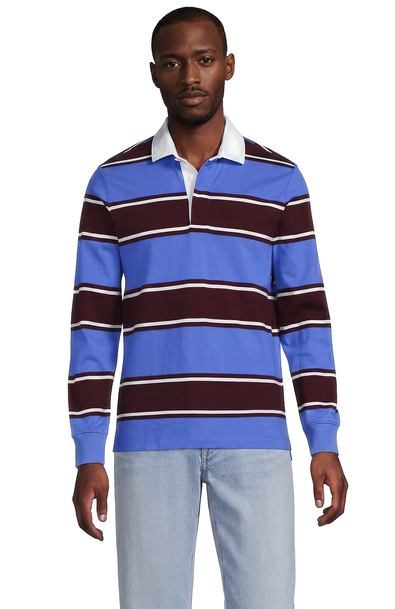 Blue/Burgundy Stripe