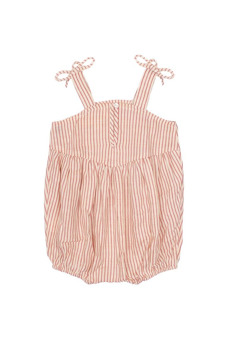 Mabel + Honey Cranberry Crush Baby Romper, Alternate, color, Red