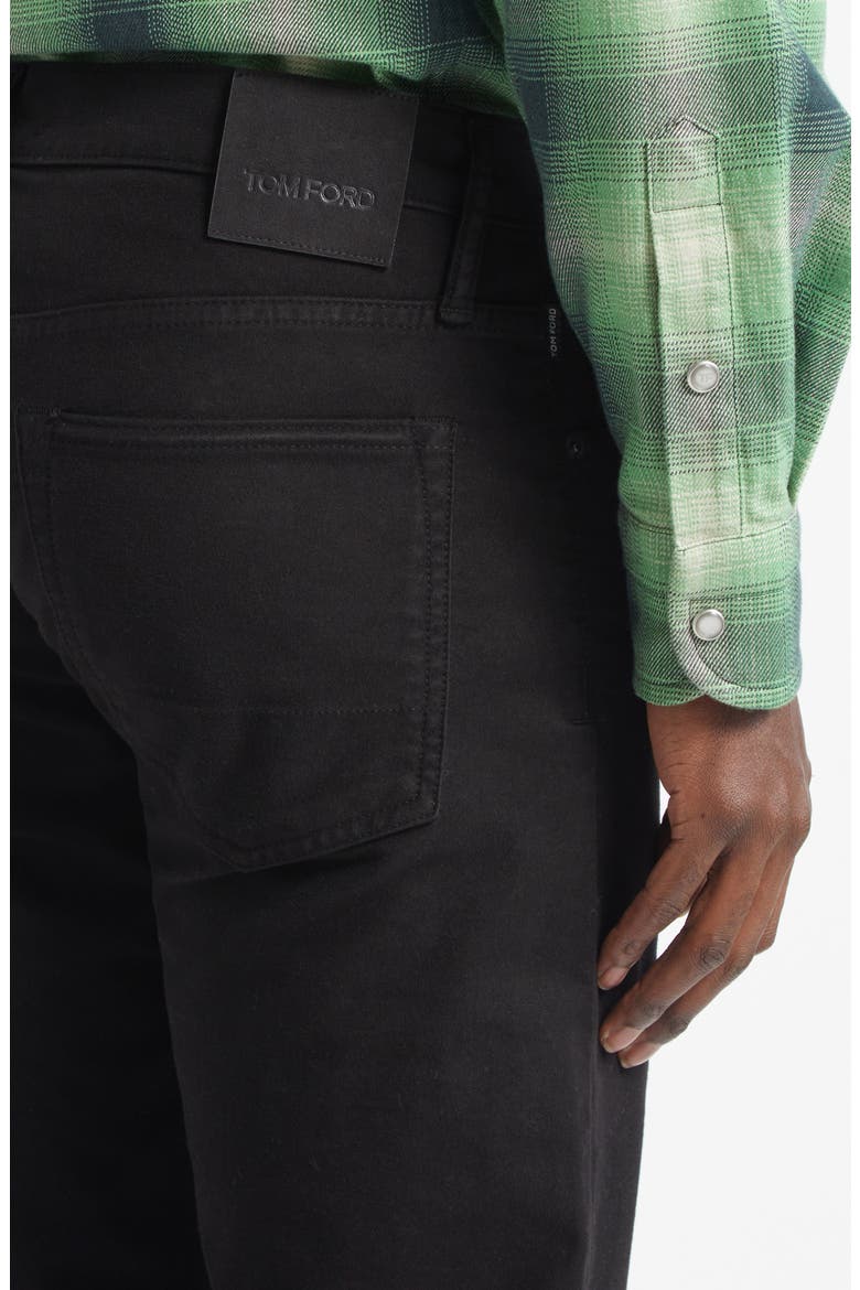 Slim Fit Moleskin Pants, Alternate, color, BLACK