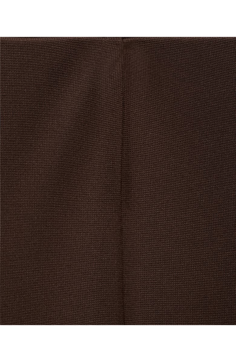 MANGO Salve Eastic Waist Pants, Alternate, color, Brown