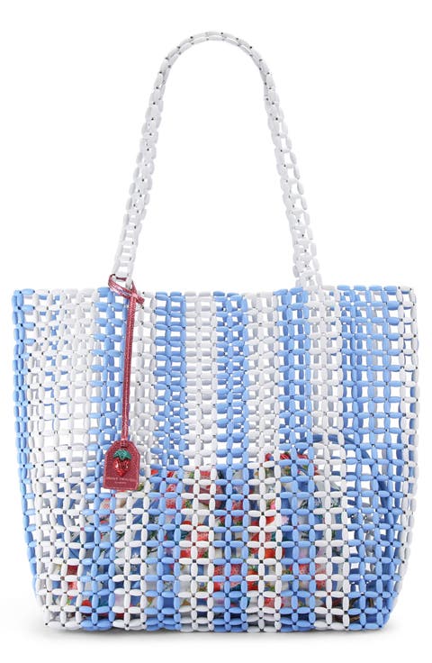 Kensington Rainbow Beaded Shopper