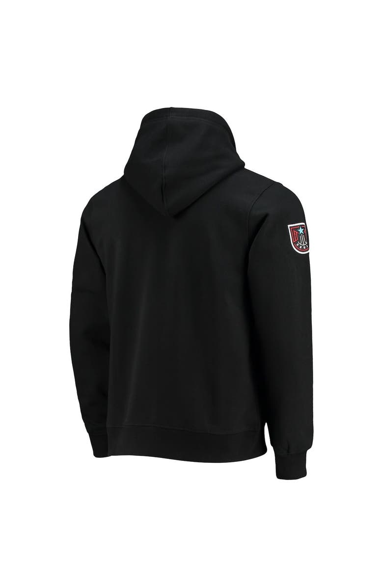 KUR8TED Black Atlanta Dream Pullover Hoodie, Alternate, color, 