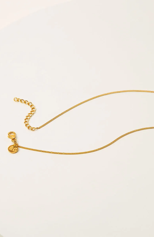 Uncommon Goods Sliced Raw Diamond Bar Necklace In Gold
