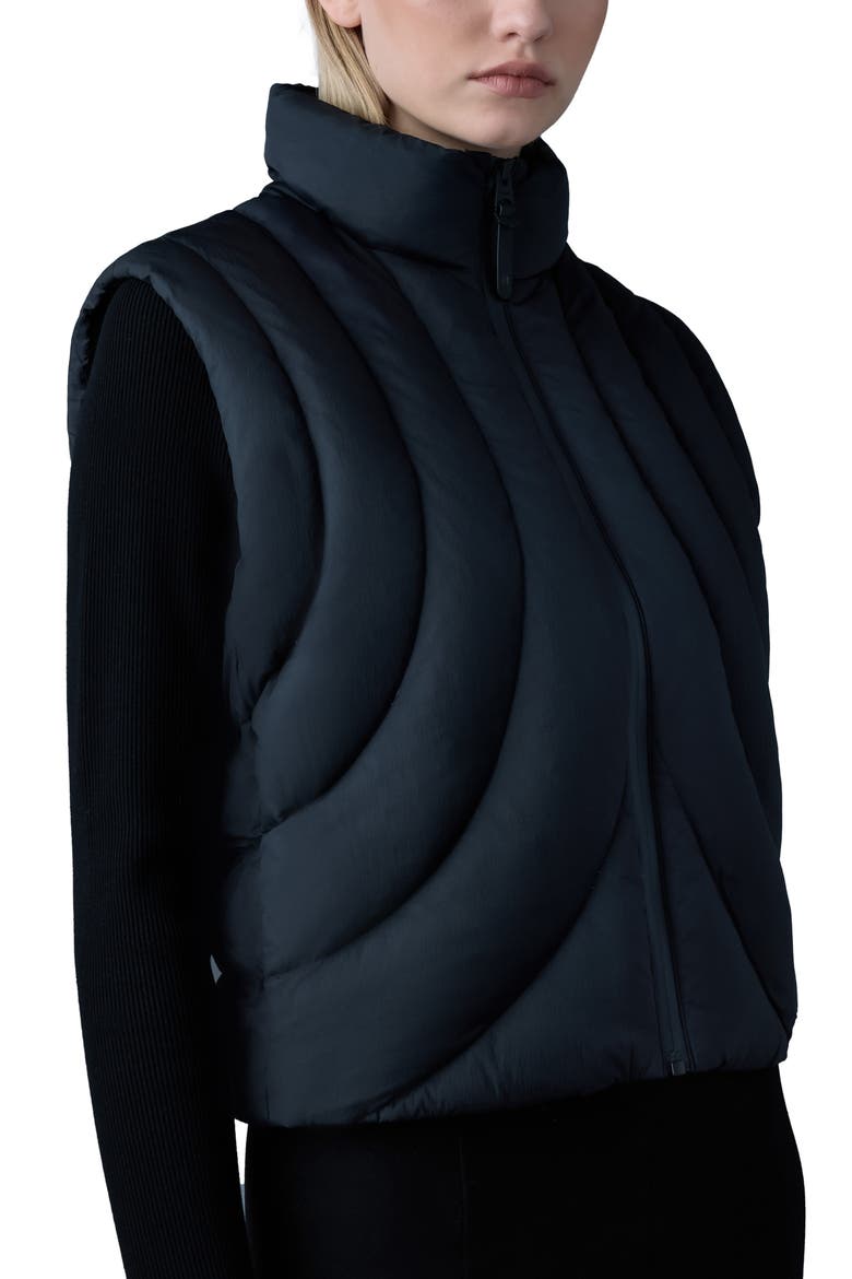 Adana Water Repellent 750 Fill Power Down Vest, Alternate, color, BLACK