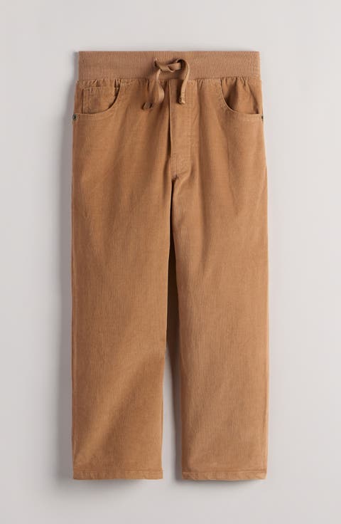 Kids' Elastic Waist Corduroy Pants
