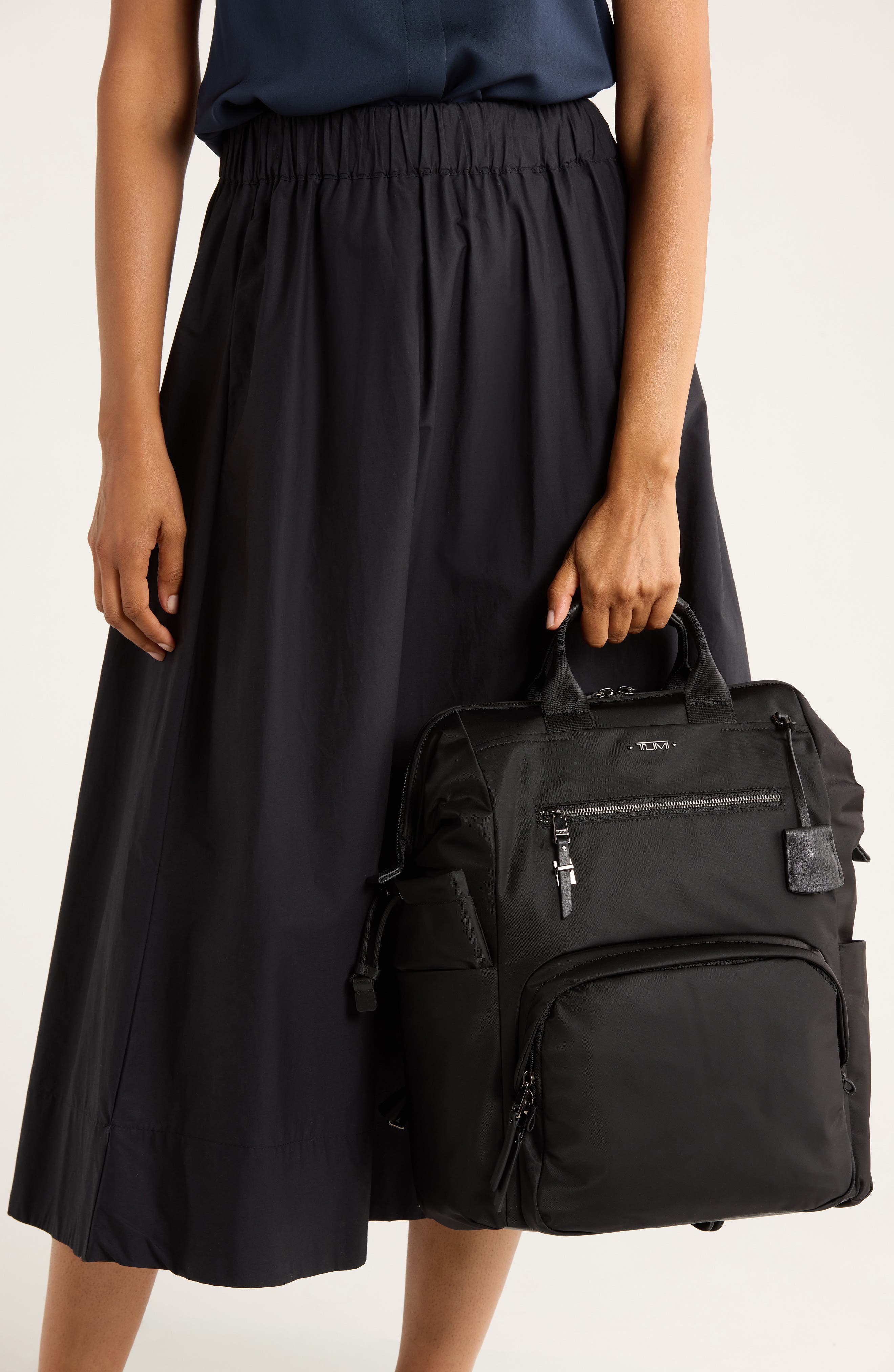 TUMI Irma Framed Backpack, Alternate, color, Black/ Gunmetal