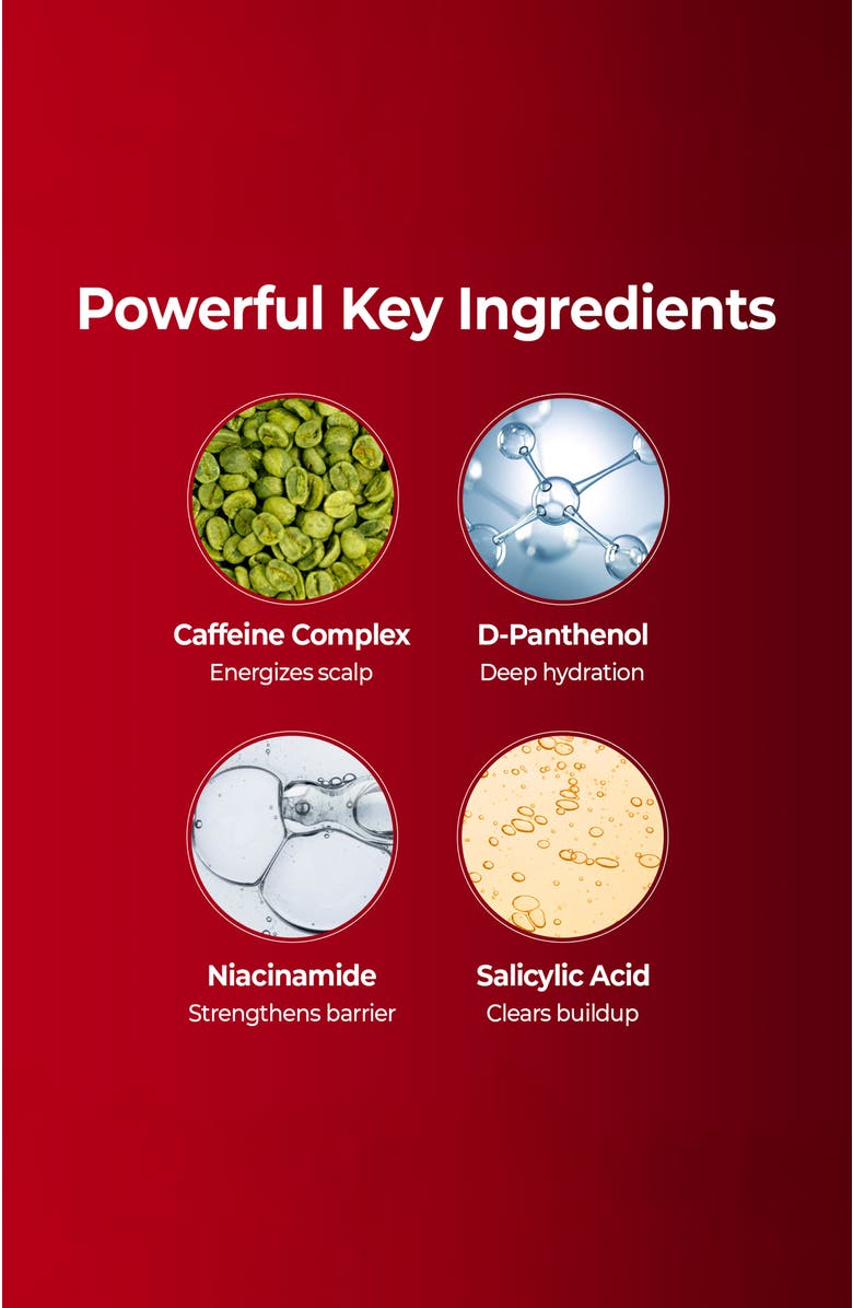 KUNDAL Caffeine Scalp Care Shampoo - White Musk, Alternate, color, Brown