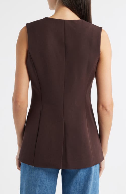 Paige Campanelli Vest Java In Brown