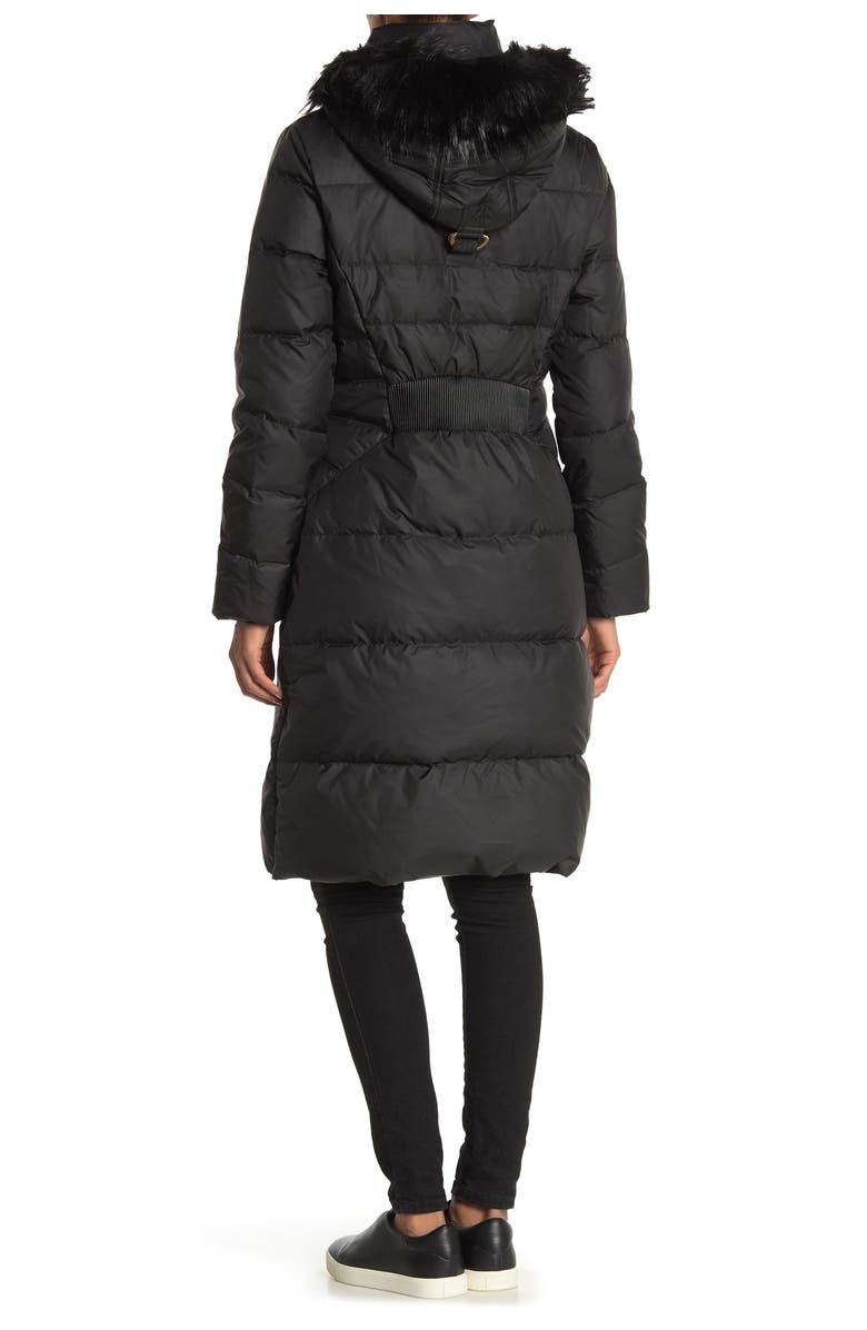 Cole Haan Faux Fur Hooded Jacket, Alternate, color, 