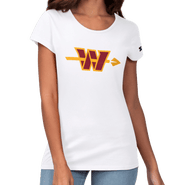STARTER Women's Starter White Washington Commanders Endzone T-Shirt