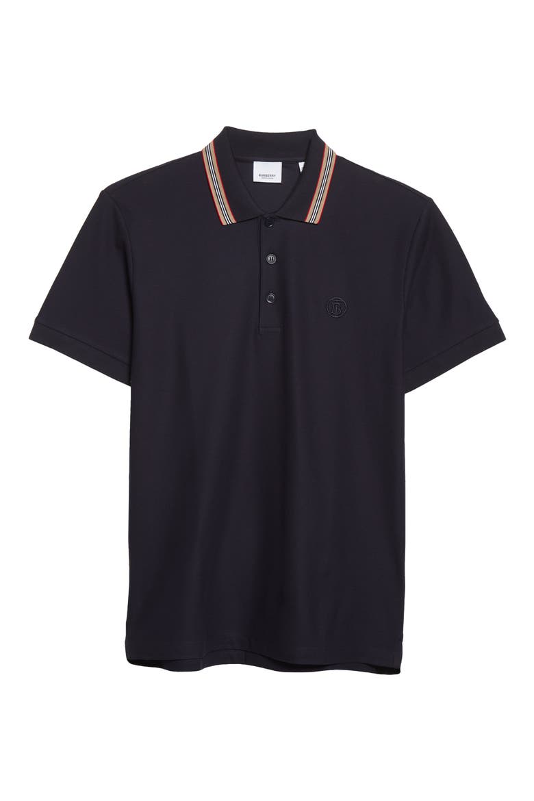 Men's Pierson Cotton Polo, Alternate, color, COAL BLUE