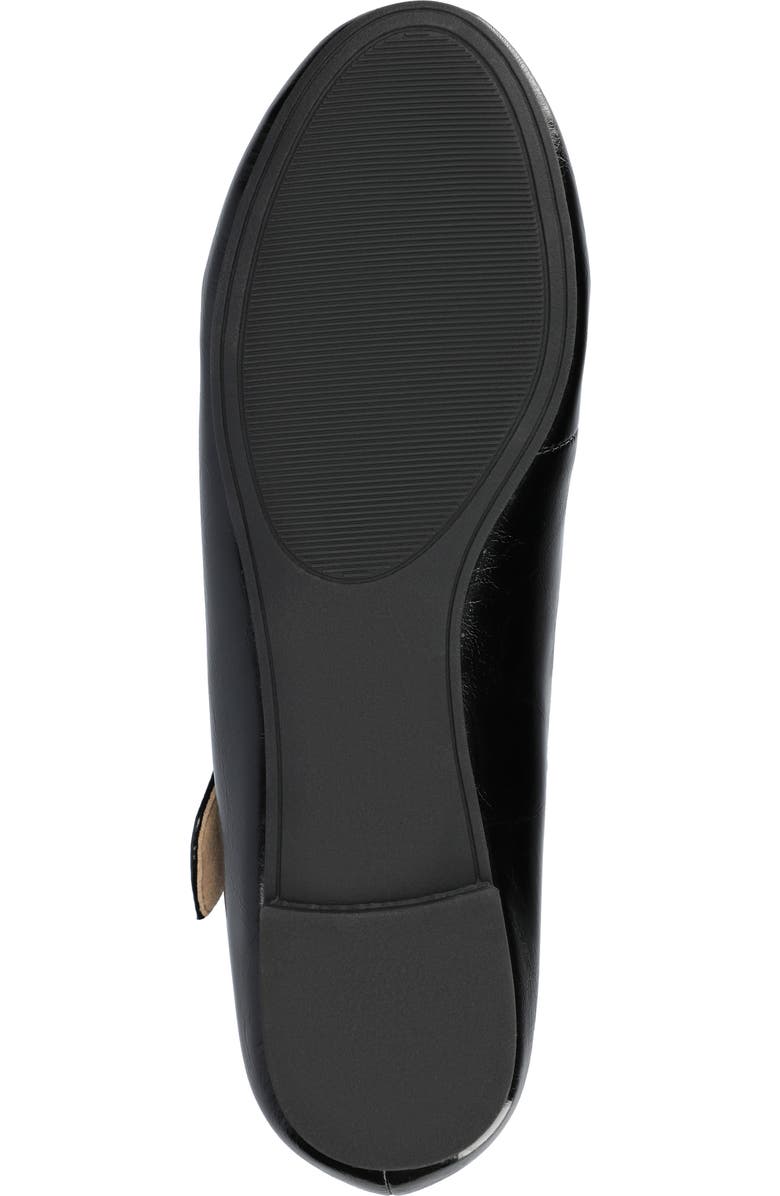 Journee Collection Ivanna Mary Jane Flat, Alternate, color, Black
