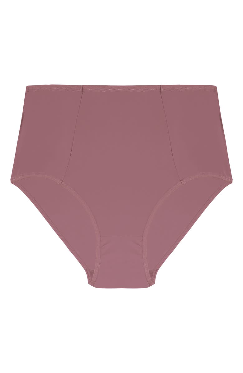 Deja Day Second Skin High Waist Briefs, Alternate, color,