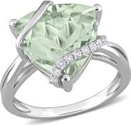 Julianna B. Gemstones & White Topaz Trilliant Ring