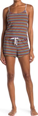 Calvin Klein Stretch Cotton Camisole & Shorts Pajamas