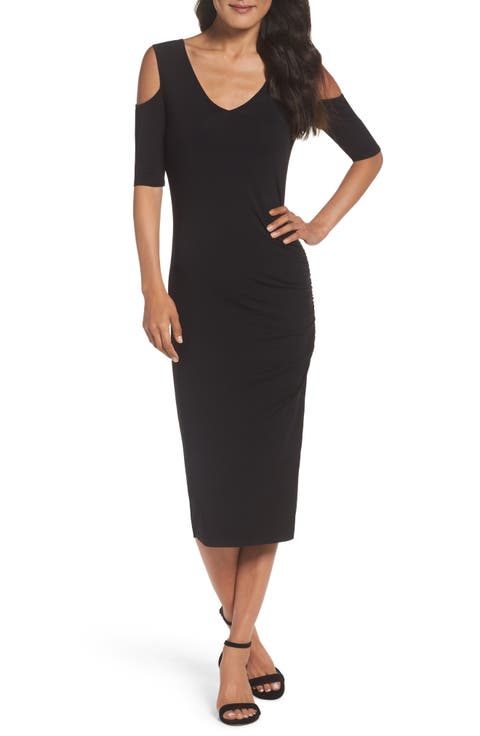 Jake Cold Shoulder Midi Dress (Nordstrom Exclusive)
