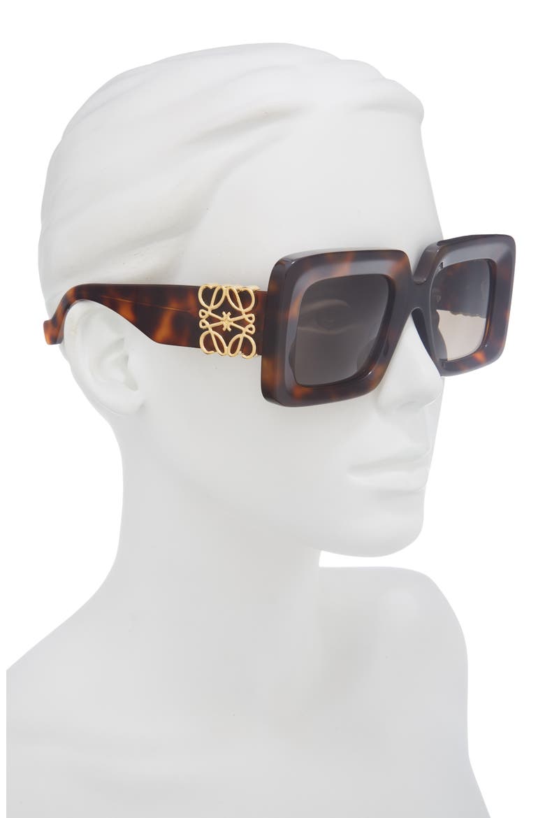 Anagram 51mm Square Sunglasses, Alternate, color, DARK HAVANA / BROWN