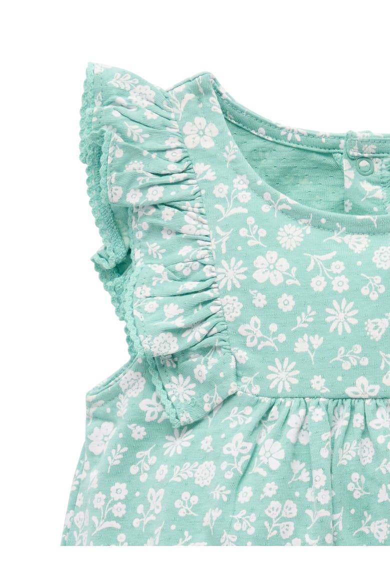 Ruffle Shortie Romper & Headband Set, Alternate, color, Silhouette Print