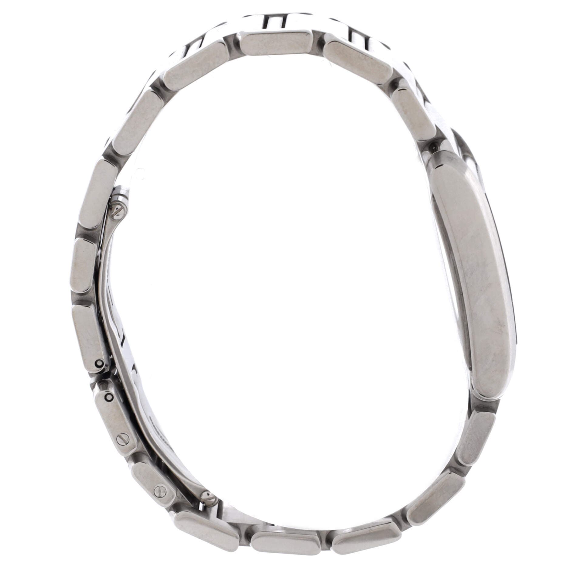 Tank Francaise Quartz Watch Stainless Steel with Diamond Markers 25, Alternate, color, Metallic Silver