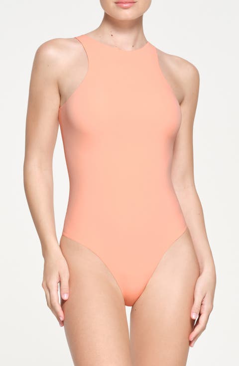 Fits Everybody High Neck Bodysuit (Regular & Plus)