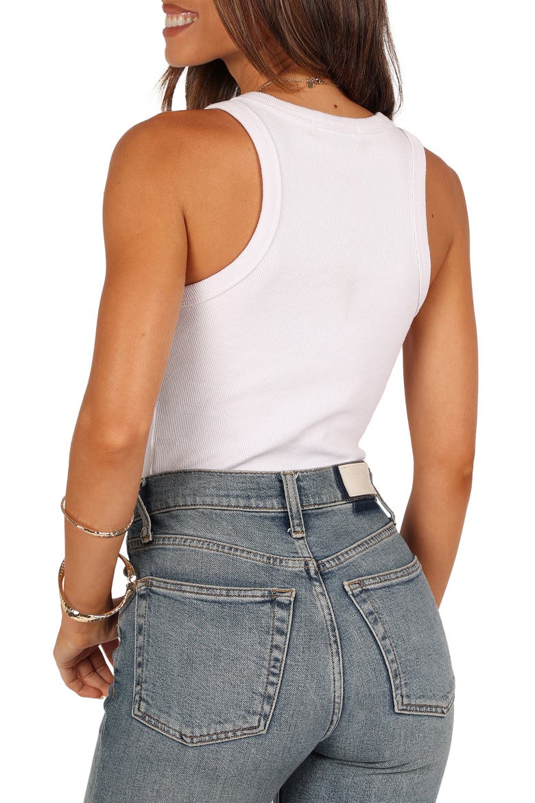 Ari Cotton Rib Tank, Alternate, color, WHITE
