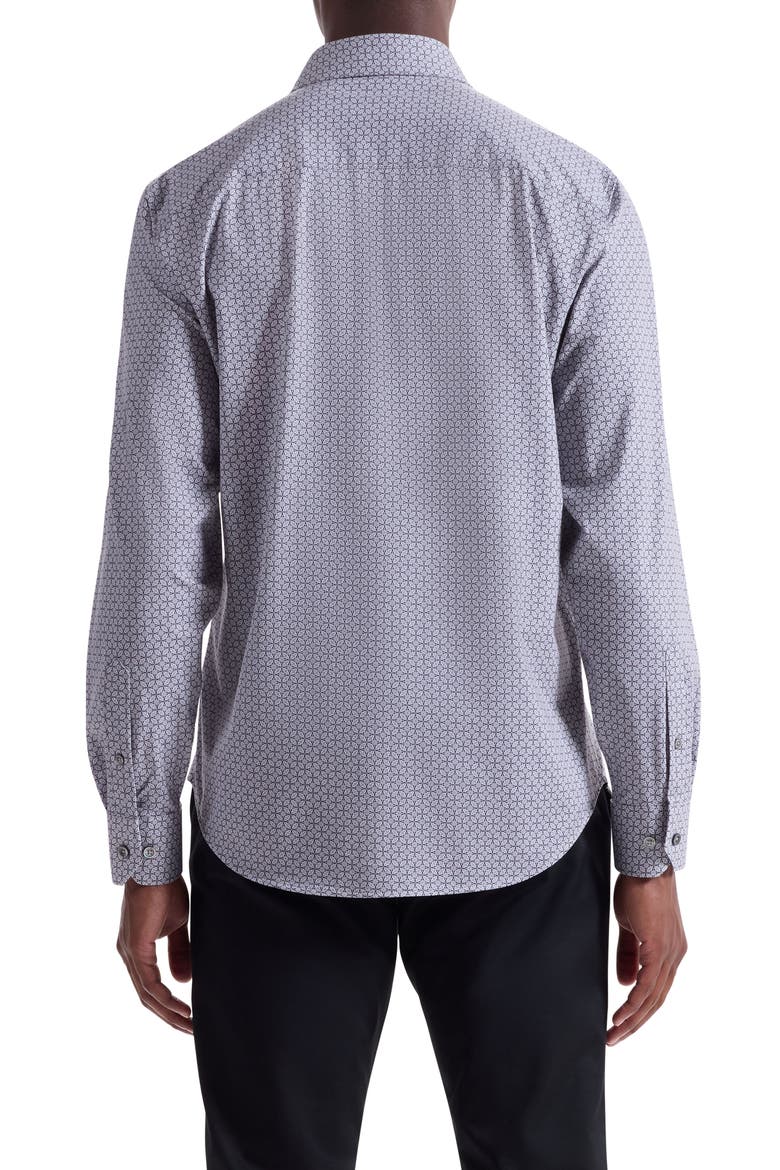 James OoohCotton® Button-Up Shirt, Alternate, color, PLATINUM