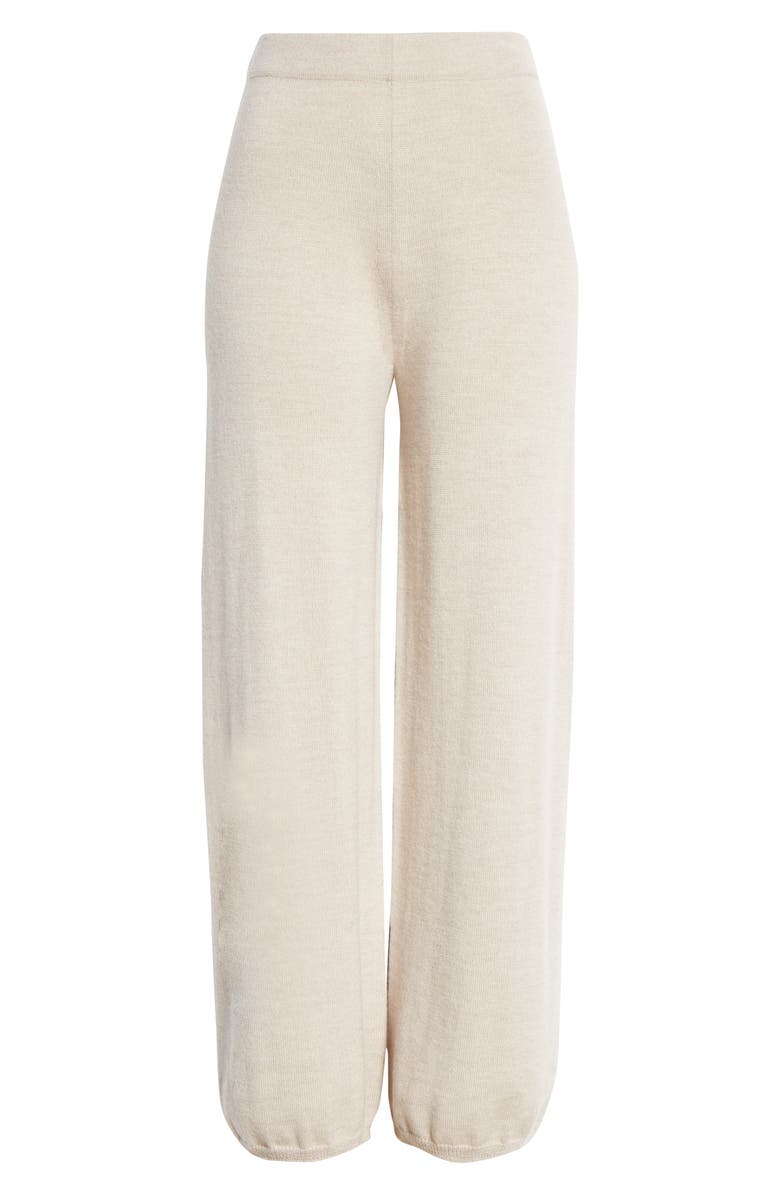 Max Mara Leisure Sofocle Virgin Wool Knit Pants, Alternate, color, 