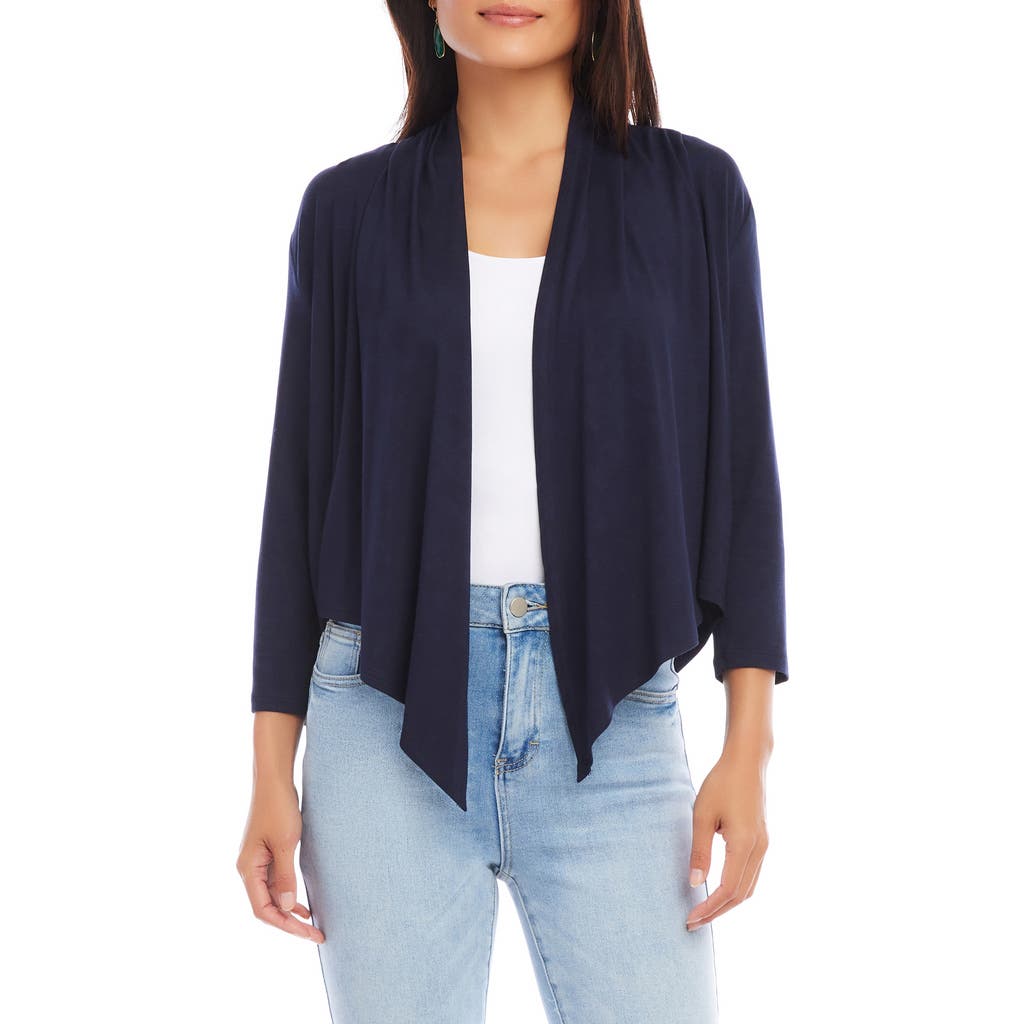 Karen Kane Calli Draped Open Front Cardigan