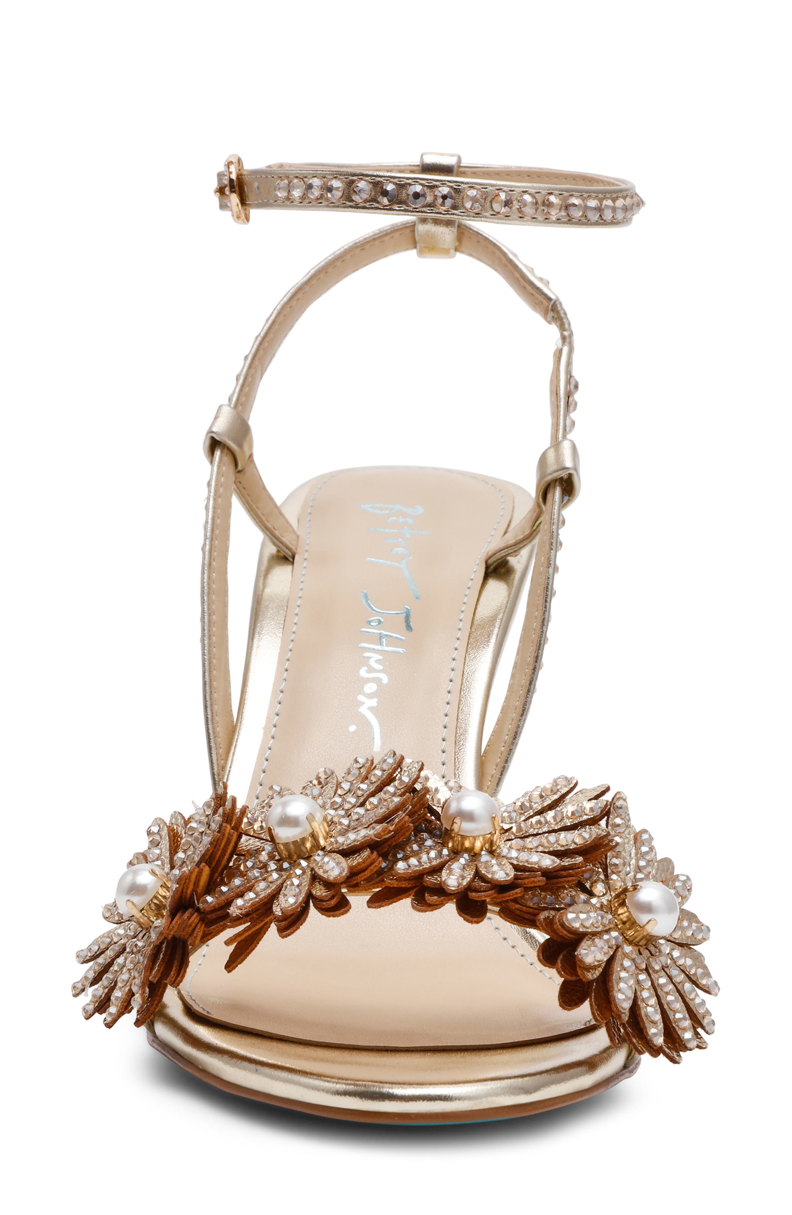 Mylee Ankle Strap Sandal, Alternate, color, GOLD