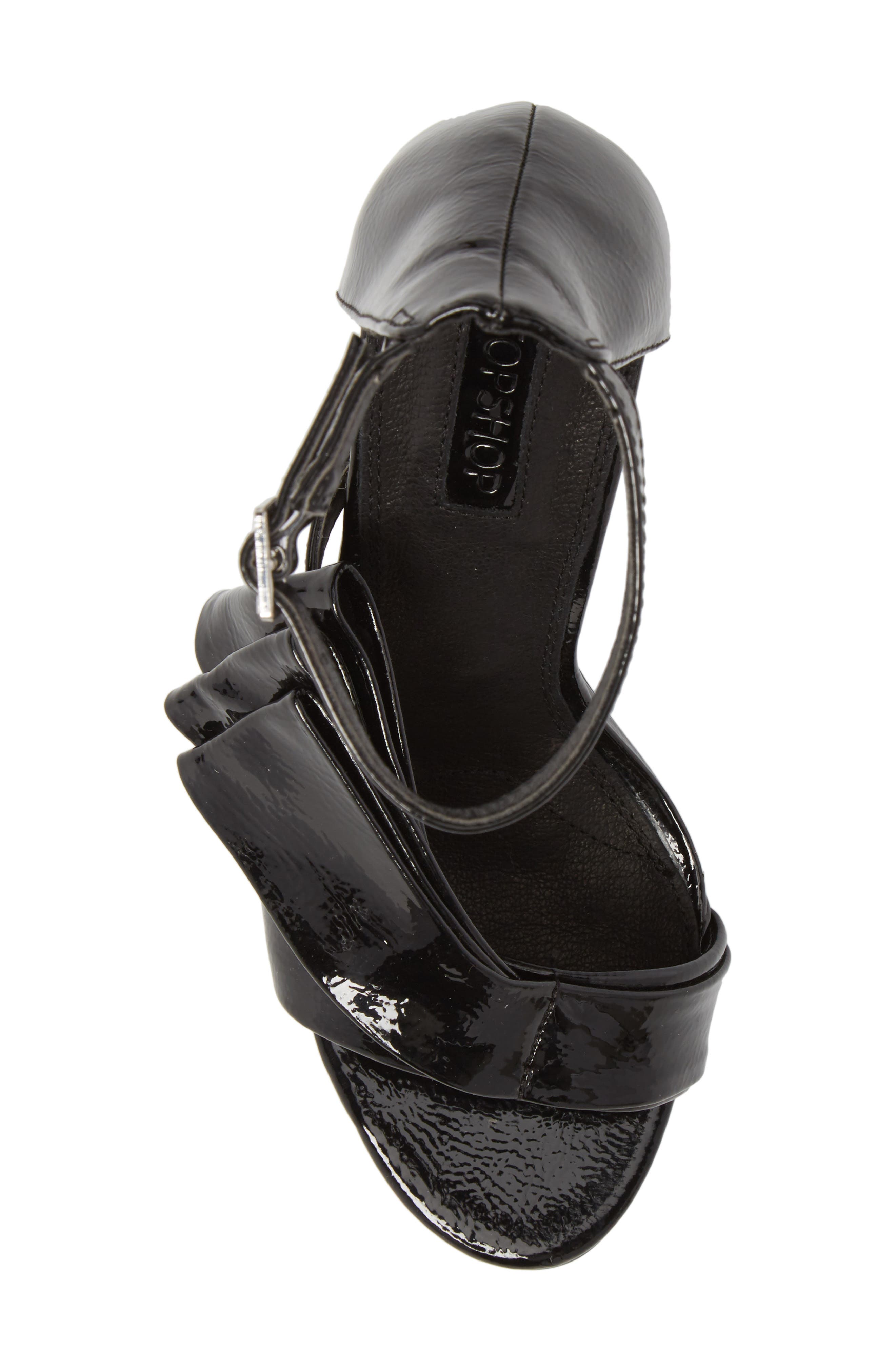 Topshop Rhea Fan Sandal, Alternate, color, 