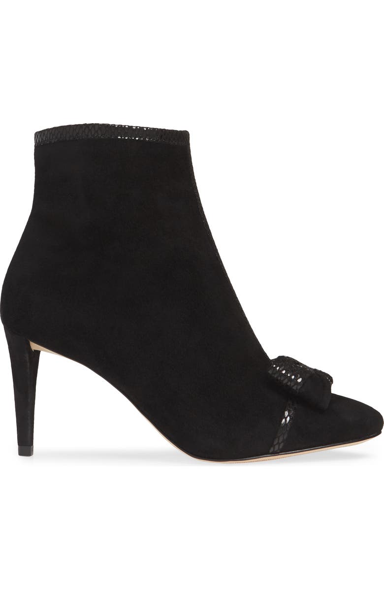 KARL LAGERFELD PARIS Mona Bow Bootie, Alternate, color,