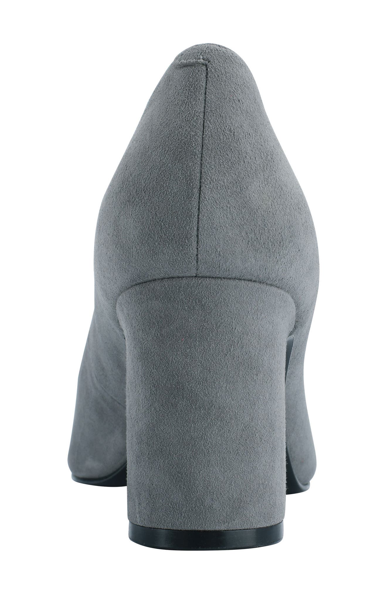 McFlint Pointed Toe Pump, Alternate, color, MEDIUM GRAY 030