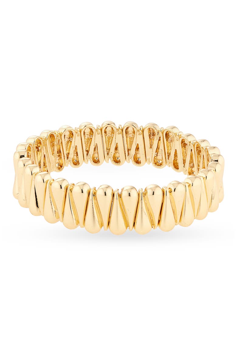 Soft Drop Stretch Bracelet, Main, color, GOLD