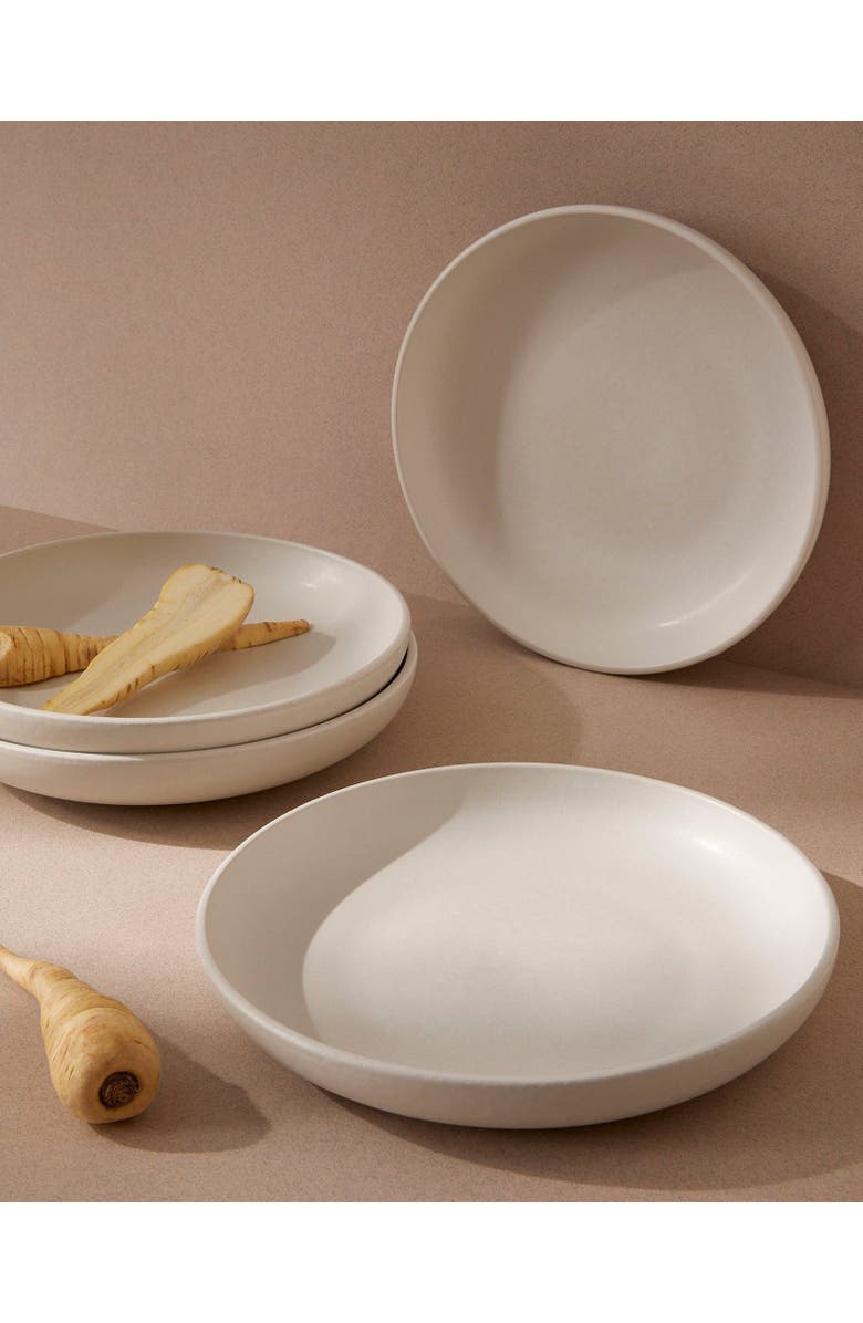 Gharyan Stoneware Le Kuisto Dinnerware Set, Alternate, color, White
