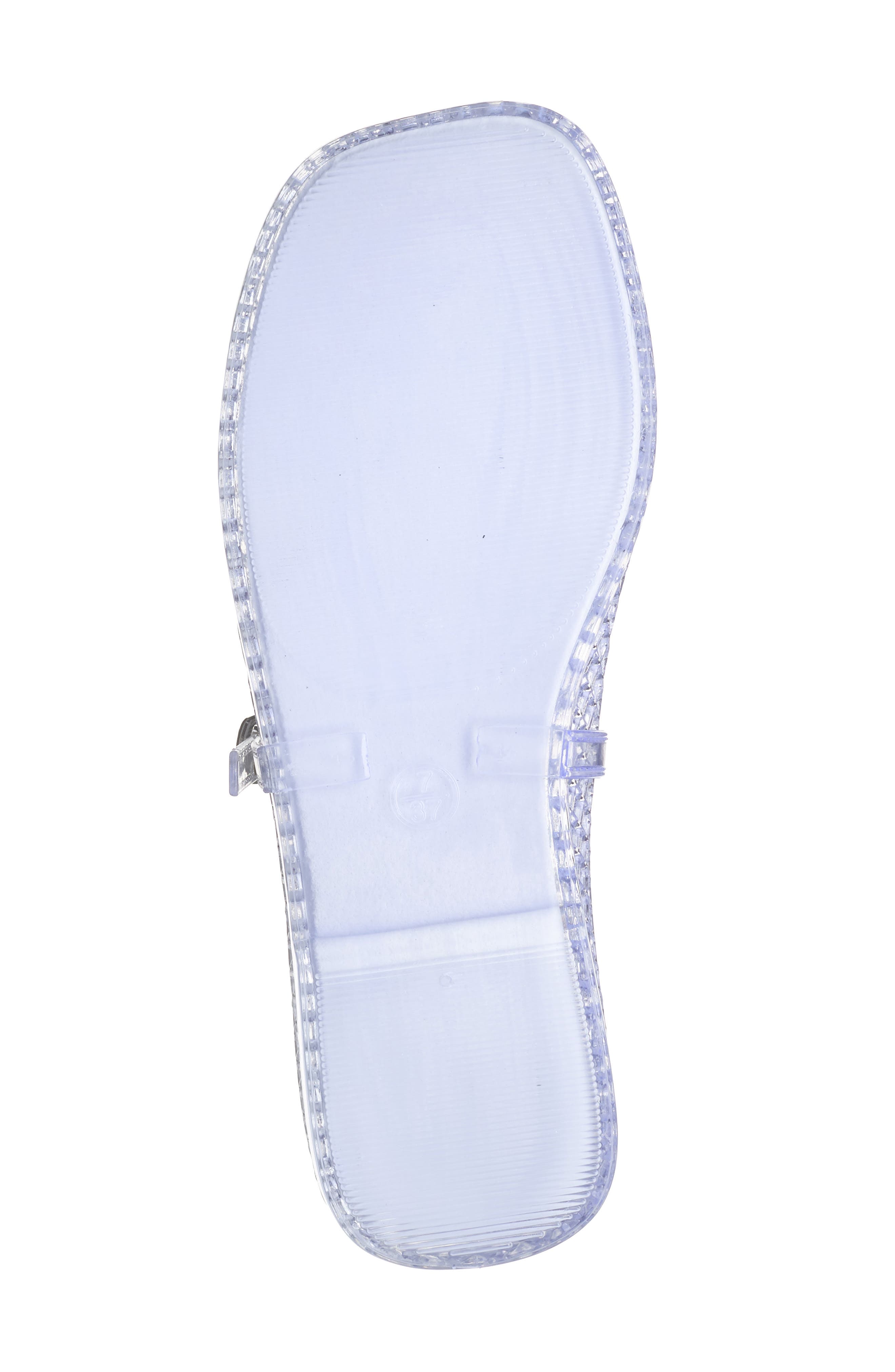 Jeffrey Campbell Breeze Jelly Mary Jane Flat, Alternate, color, Clear